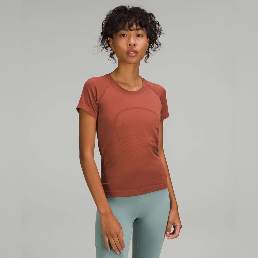 Lululemon Swiftly Tech Short Sleeve Shirt 2.0 *Race Length Ancient Copper